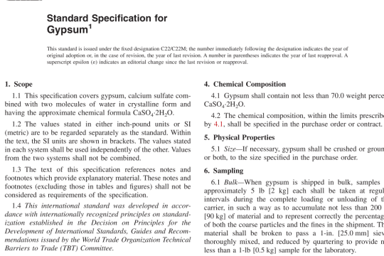 ASTM C22-00(R2021) pdf free download