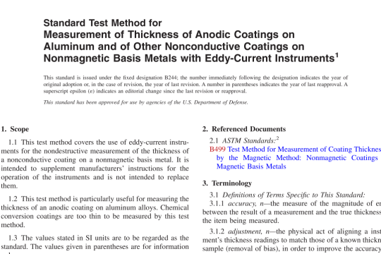 ASTM B244-09(R2021) pdf free download