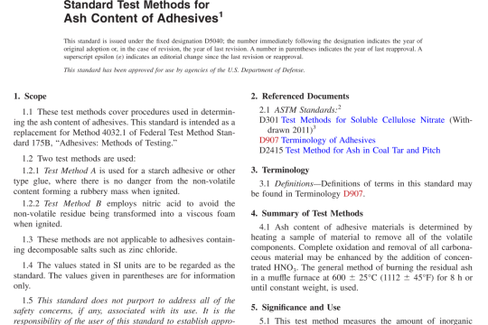 ASTM D5040-90(R2021) pdf free download