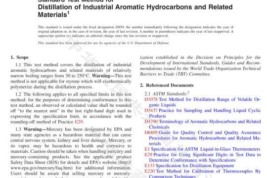 ASTM D850-2021 pdf free download