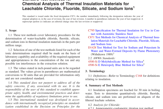 ASTM C871-2018 pdf free download