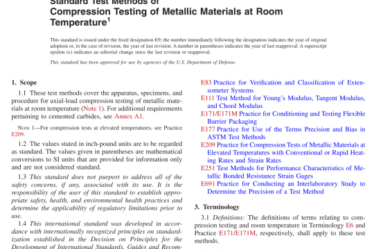 ASTM E9-09(R2018) pdf free download