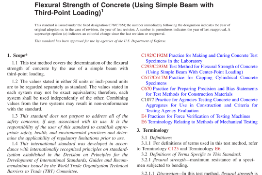 ASTM C78C78M-2018 pdf free download