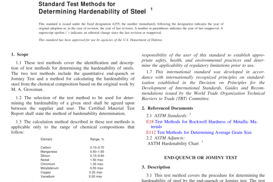 ASTM A255-10(R2018) pdf free download